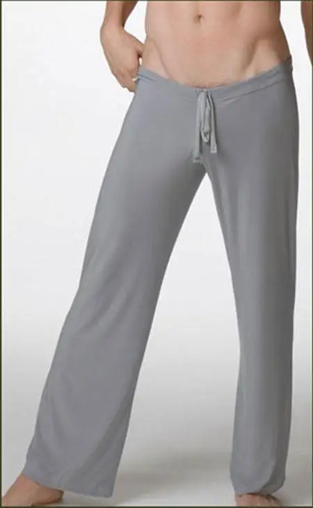 Брендовые мужские длинные штаны, одежда для сна, удобные дышащие мужские брюки для сна, мужские повседневные брюки, домашние брюки, пижамы, свободные однотонные
