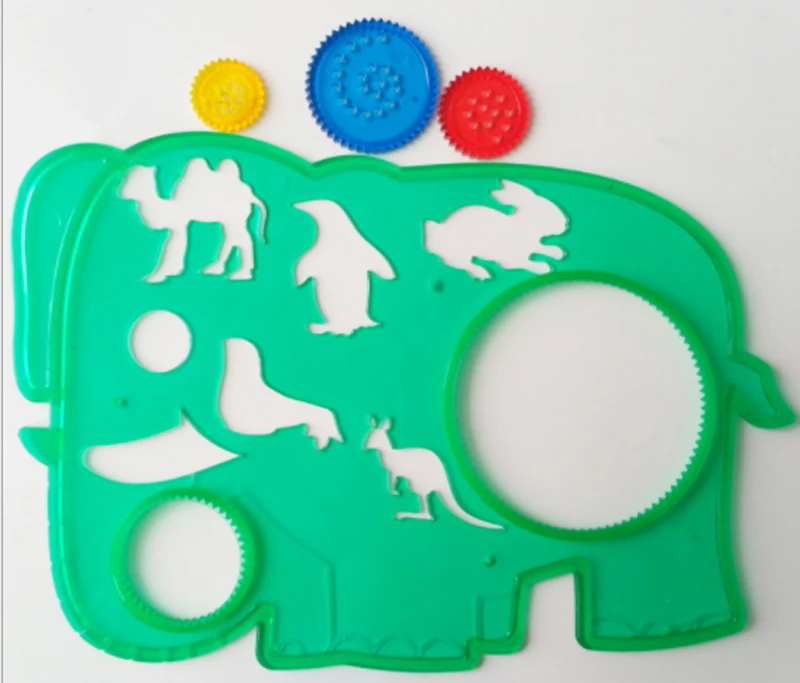 New Freeship 6X Elefante Rinoceronte Di Magic Ruler L'Immagine Di Disegno Set Kid Favore Di Partito Toy Pinata Cariche Sacchetto Appiccicoso Giocattol