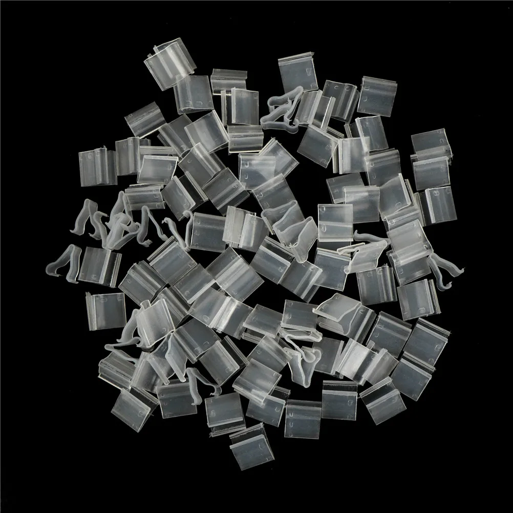 

100PCS/50PCS "V" Shape Balloons Sealing Clip Latex Ballon Buttons Clips Wedding/Birthday/Christmas Party Decoration Supplies