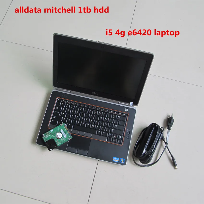 

alldata 10.53 and mitchell on demand 2in1 auto repair software with 1tb hdd installed in for dell e6420 laptop i5 4g best