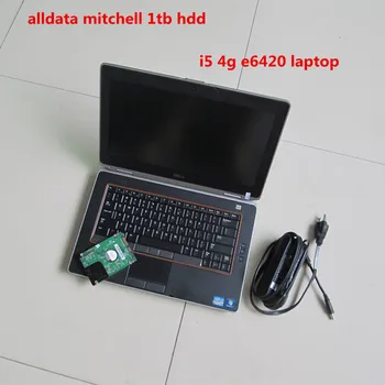 

alldata 10.53 and mitchell on demand 2in1 auto repair software with 1tb hdd installed in for dell e6420 laptop i5 4g best