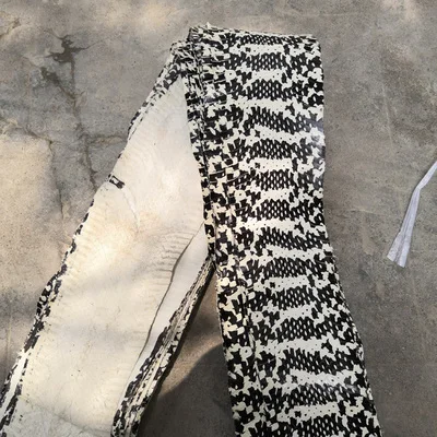 

high grade beatiful Twisted genuine snake skin nature leather whole piece craft material for wallet handbag decoration