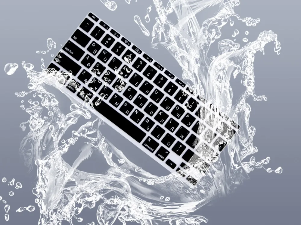 Защитная наклейка пленка для Macbook Air 11 6 дюймов силиконовый чехол клавиатуры ЕВРО