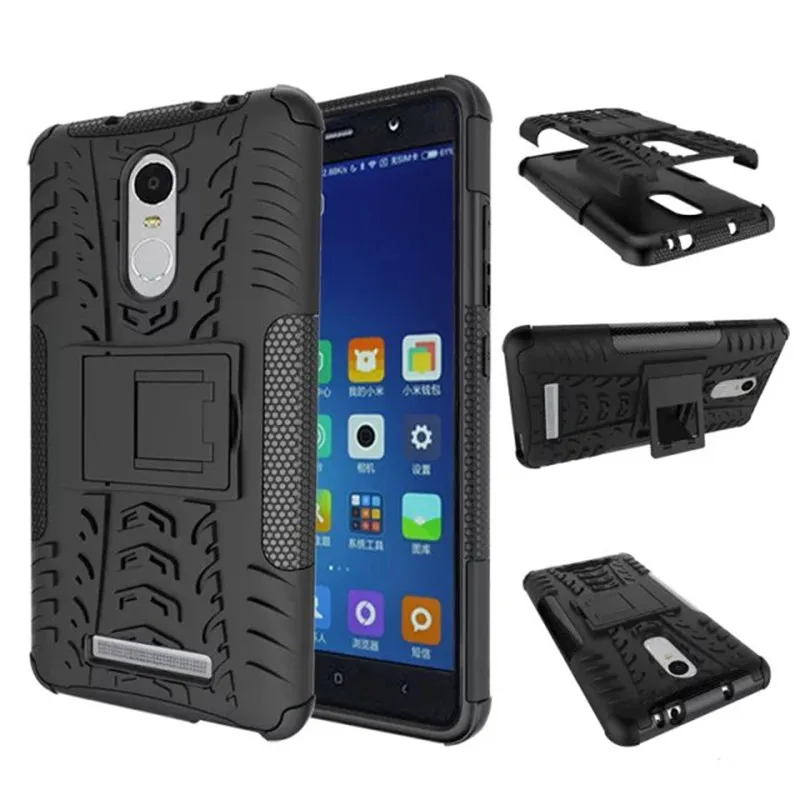 for Xiaomi Redmi Note 3 Case Hybrid TPU + PC Protective Case Back Cover For Hongmi note3 and Redmi Note 3 pro Armor Case