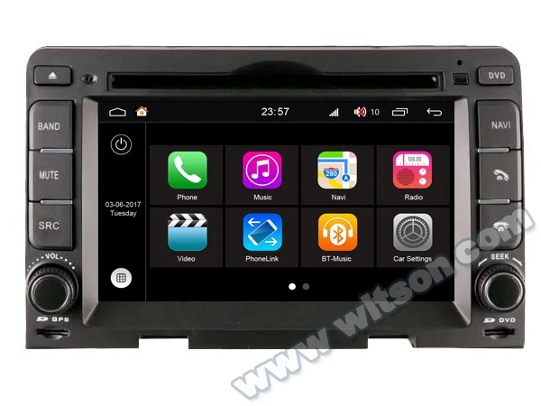 Best 6.2" Android 8.0 OS Car DVD Multimedia GPS Radio for Hyundai i30 2007-2011 (Manual Air Version) with Optional Car Play Function 1