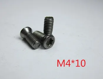 

100pcs M4*10mm Insert Hexagon Torx Screws for Replaces Carbide Inserts CNC machine Lathe M4 x 10mm accessories blade cutter