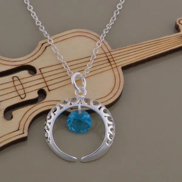 

wholesale High quality silver Fashion jewelry chains necklace pendant WN-1405