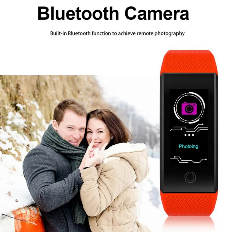 

QW18 Smart Watch Sport Fitness Activity Heart Rate Blood Pressure Watch for WhatsApp/Facebook/Twitter Smart Wristband