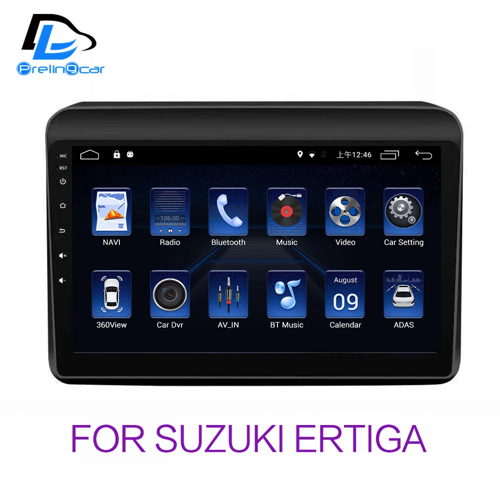 Автомагнитола Prelingcar на Android 9 0 для Suzuki ERTIGA 2018 2019 мультимедийный видеоплеер с GPS