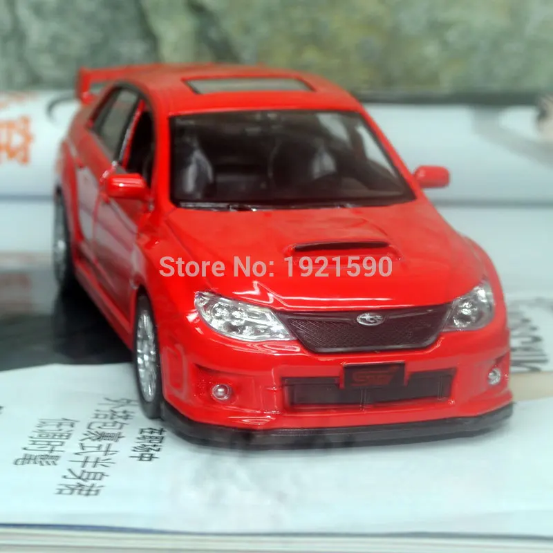 UNI 1/36 масштабные автомобильные игрушки япония Subaru STI литье под давлением металлическая модель автомобиля для подарка/коллекции/детей