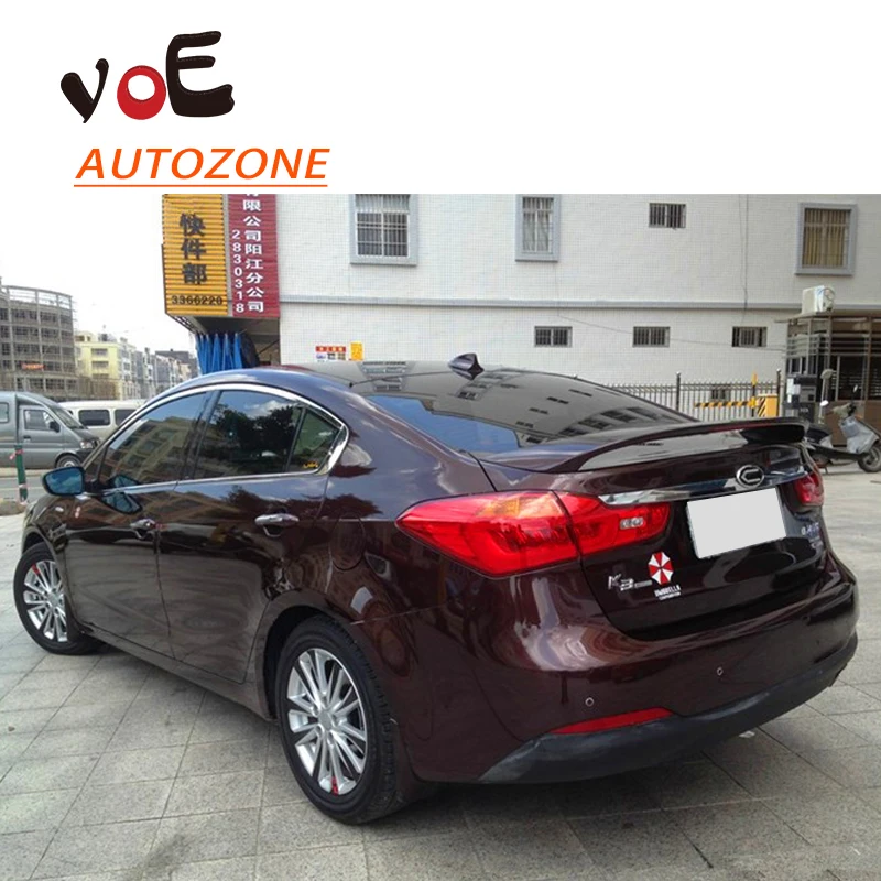 2013 2014 2015 2016 K3 Cerato Авто заднее крыло багажника из АБС пластика спойлер светильник
