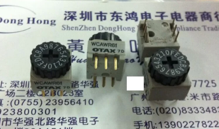 

1pcs OTAX 0-F/16 bit rotary dial switch, WCAWR61 encoding switch, positive code pulley, 3:3 pin