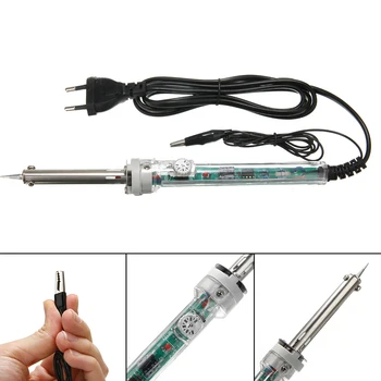

Electric Soldering Iron Adjustable Temperature 220V 60W Heat Welding Soldering Iron for Solder Welding Desolder Tool Equipment