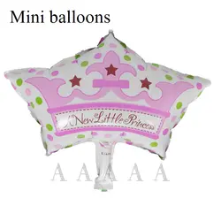 1 шт. мини размер принцесса фольга Воздушные шары Детские игрушки для воздушные шары на день рождения ребенка украшение Вечерние