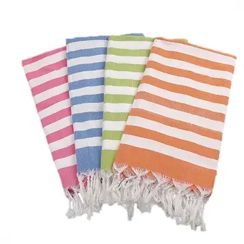Quick-drying Towel Swimming Towel Soft Cotton Beach Bath Towels Scarf Turkish Tassel Sunscreen Towel Swimming Supplies 1