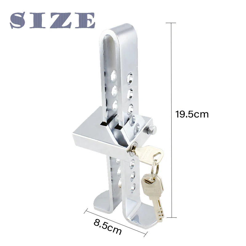 CHUKY Автомобильная муфта тормоза замок из нержавеющей противоугонное устройство безопасности инструмент со стопором для Ford focus 2 mk2 fiesta идеально подходит для Suzuki swift/Suzuki grand hyundai