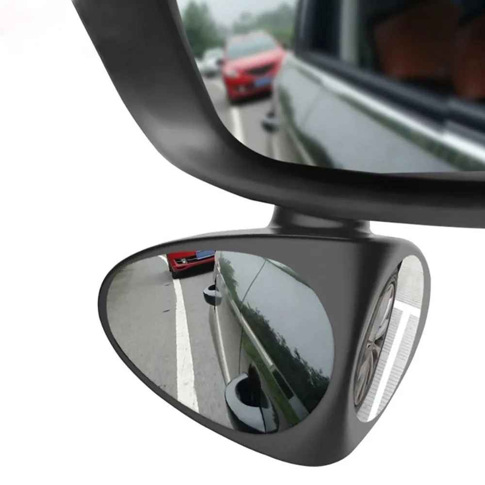 

1Pc 2 in 1 Car Blind Spot Mirror Wide Angle Adjustable Convex Rear View Tool 360 car accessories