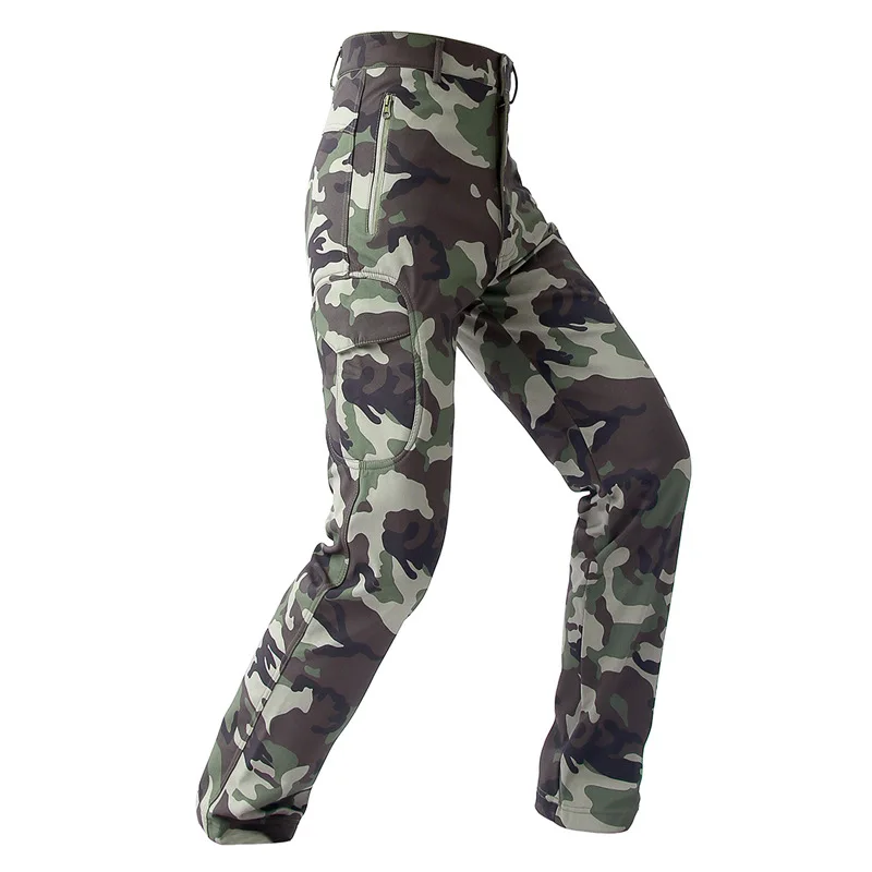 Зимние мужские Походные штаны для улицы, флисовые треккинговые брюки, водонепроницаемые, ветрозащитные, термо штаны для кемпинга, лыжного альпинизма