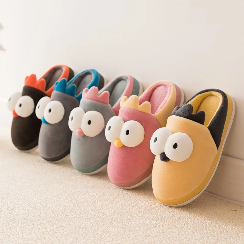 Kids Boys Cotton Slippers Winter Children Home Shoes Girl Baby Cute