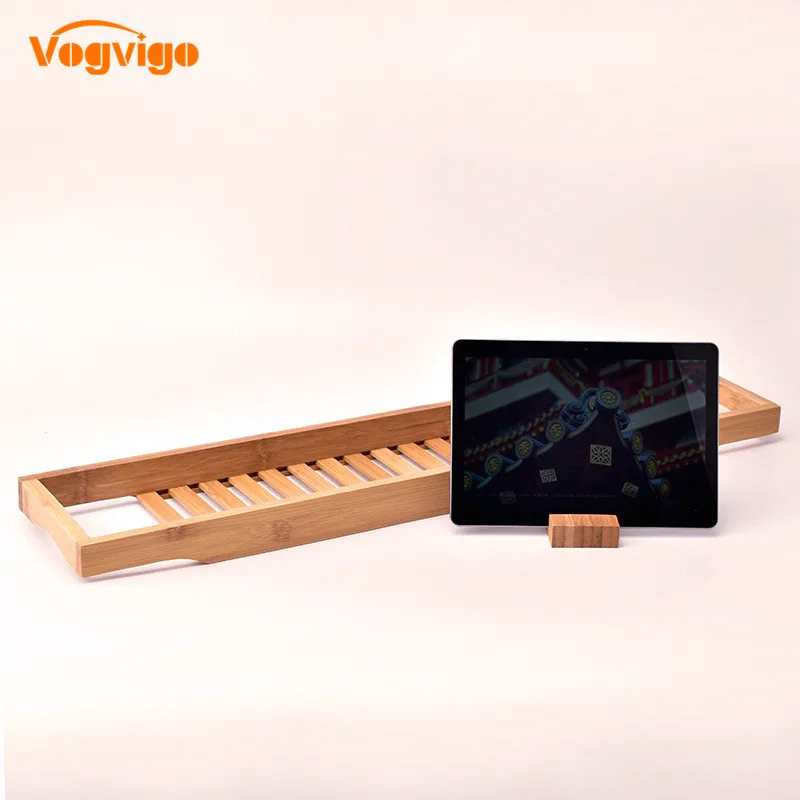 VOGVIGO Bamboo Bathroom SPA Multi-function Bathtub Creative Bathtub Shelf Rack Bathroom Bathtub Large Bathtub Accessories