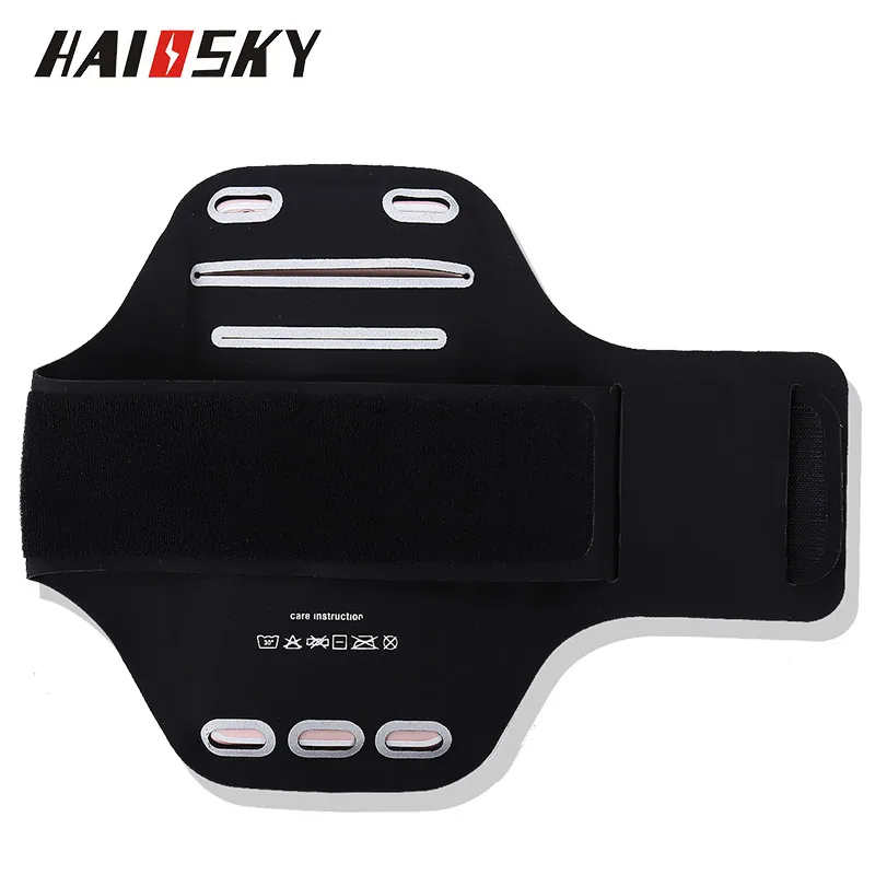 Haissky 5 ألوان الرياضة شارة لتفاح iphone 6 7 8 رياضة الجري p9 p10 الهاتف الحقيبة حقيبة الهاتف لهواوي p8