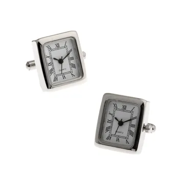 

Original Brand Design Fashion Cuff Link Square Watch Cufflinks Shirt cuff Cufflinks 171106