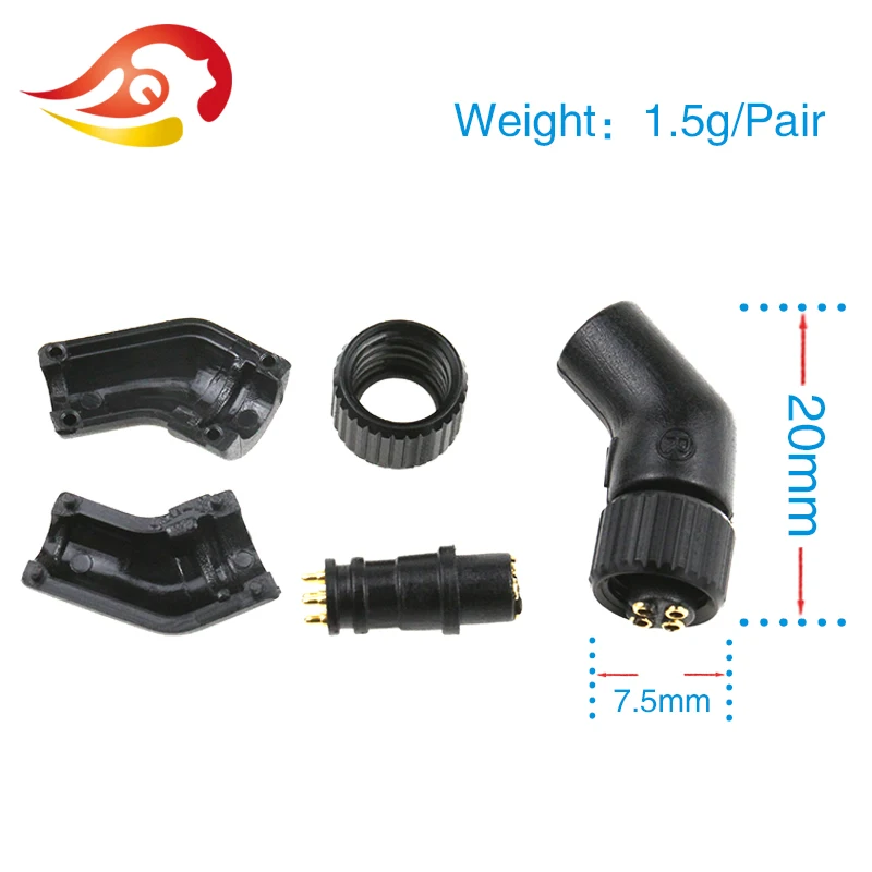 QYFANG DIY Earphone Pin Adapter For JH AUDIO JH24 Roxanne 24 Iriver AK R03 AKR02 UM PP6 HiFi Headphone Adjuster Line Connector