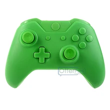 Пользовательские полный набор кнопки из ракушек Замена для Xbox One контроллер матовый зеленый# XOM03