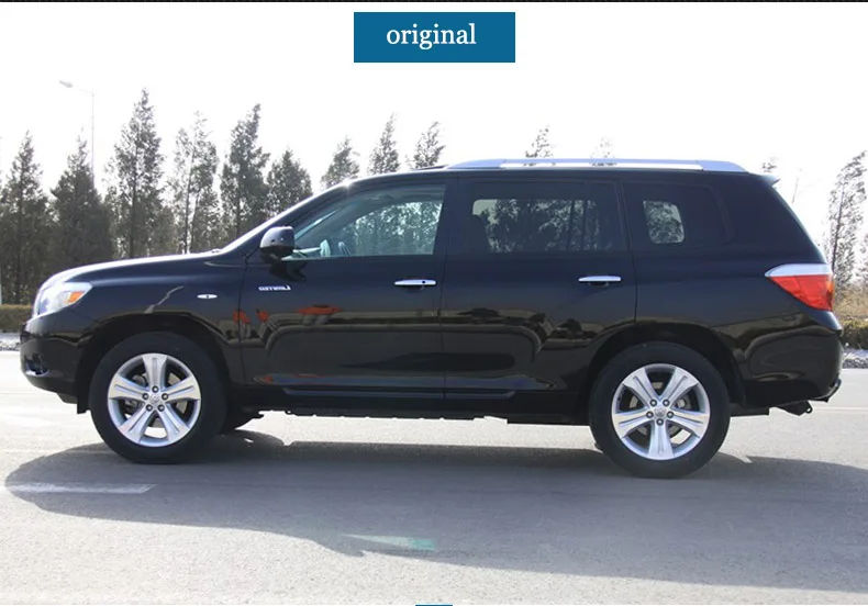 Lsrtw2017 304 нержавеющая сталь окна автомобиля планки для toyota highlander 2007 2008 2009 2010 2011 2012 2013 xu40 Kluger комплект планки