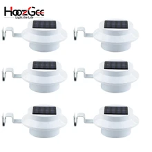 HoozGee Солнечный свет пути открытый сад настенный светильник забор безопасности с 3 светодиодный водонепроницаемый практичный Классический Горячий