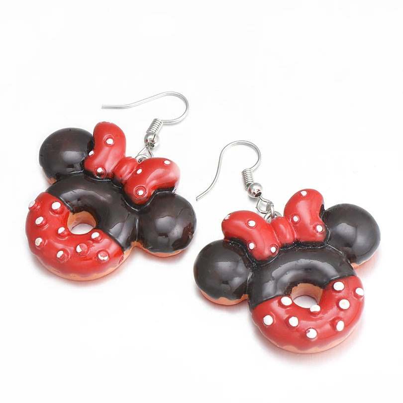 2019 Новые ручной работы Милые Мышь Висячие серьги для женщин Jewelry прекрасный