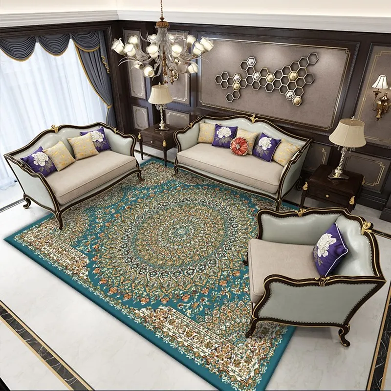  Iranian Persian Carpet Living Room Retro Carpet Bedroom Thick Polypropylene Rug Home Sofa Coffee Ta - 32978037112