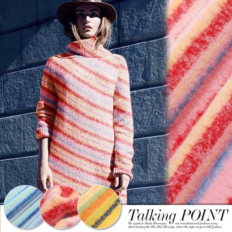 free shipping! high quality woolen fabrics wool / viscose blended