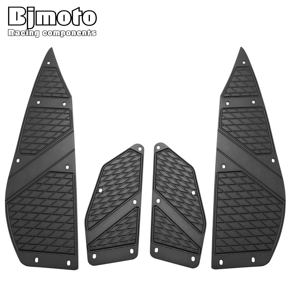 

For YAMAHA XMAX 300 2017-2018 XMAX 250 all year Motorbike Footrest Pedal Pad Motorcycle Front Rear Steps Foot Plate Footboard