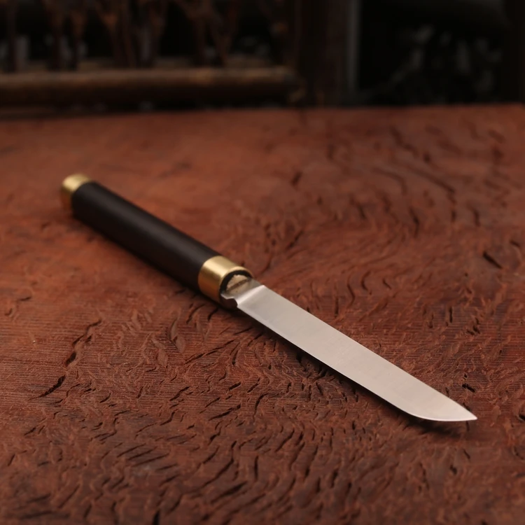 

M390 Powder Steel Handmade chef paring knife Carving knives Ebony handle HRC60