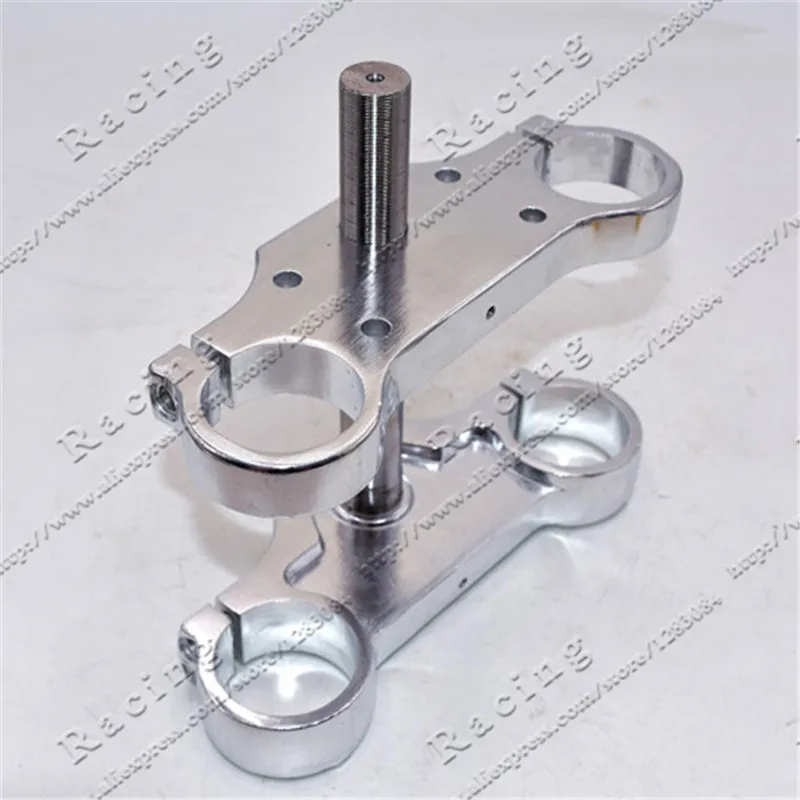 

Алюминиевый мотоциклетный кронштейн для установки на руль 22 мм 7/8 дюйма, Перевернутый Амортизатор, верхняя и нижняя пластины устройства направления