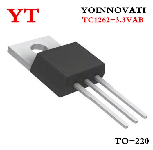 10 шт./лот TC1262-3.3VAB IC REG LDO 3 V .5A TO220-3 1262 TC1262 C1262 | Электронные компоненты и