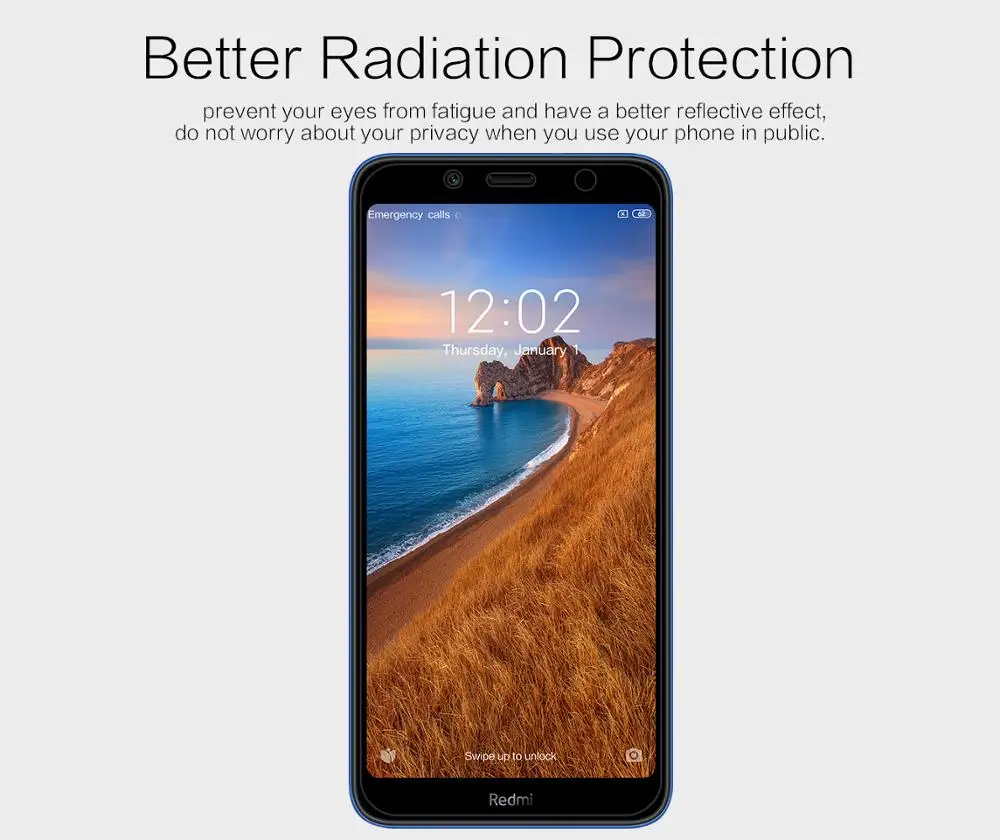 2 шт./лот Redmi 7A Защитная пленка для экрана NILLKIN сверхпрозрачная Антибликовая или