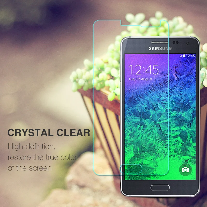 0.26mm Screen Protector Explosion-Proof On Phone 2.5D Tempered Glass Film For Samsung GALAXY Alpha G850 G850F G8508 G8508S G8509 (4)