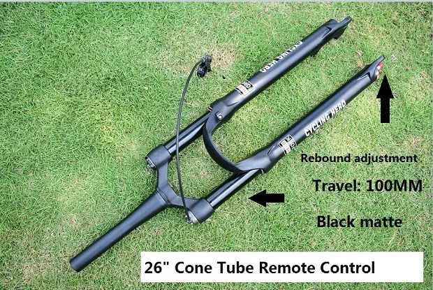 Регулировка отскока 100-120 мм ход горный велосипед пневматическая вилка подвеска вилка прямая труба конус над EPIXON SID 26 27,5 29 дюймов - Цвет: 26  inches