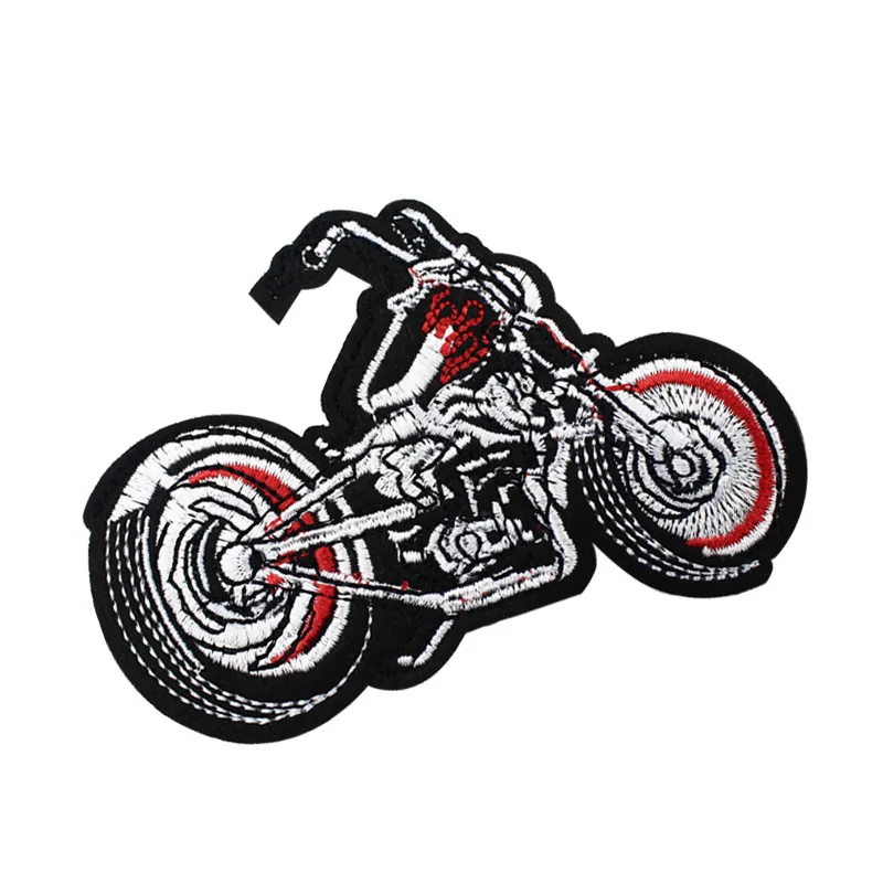 Scoot cruiser чоппер мотоцикл внедорожник patchesmotorcycle патчи аппликация с вышивкой полный вышивка утюг на нашивка на одежду