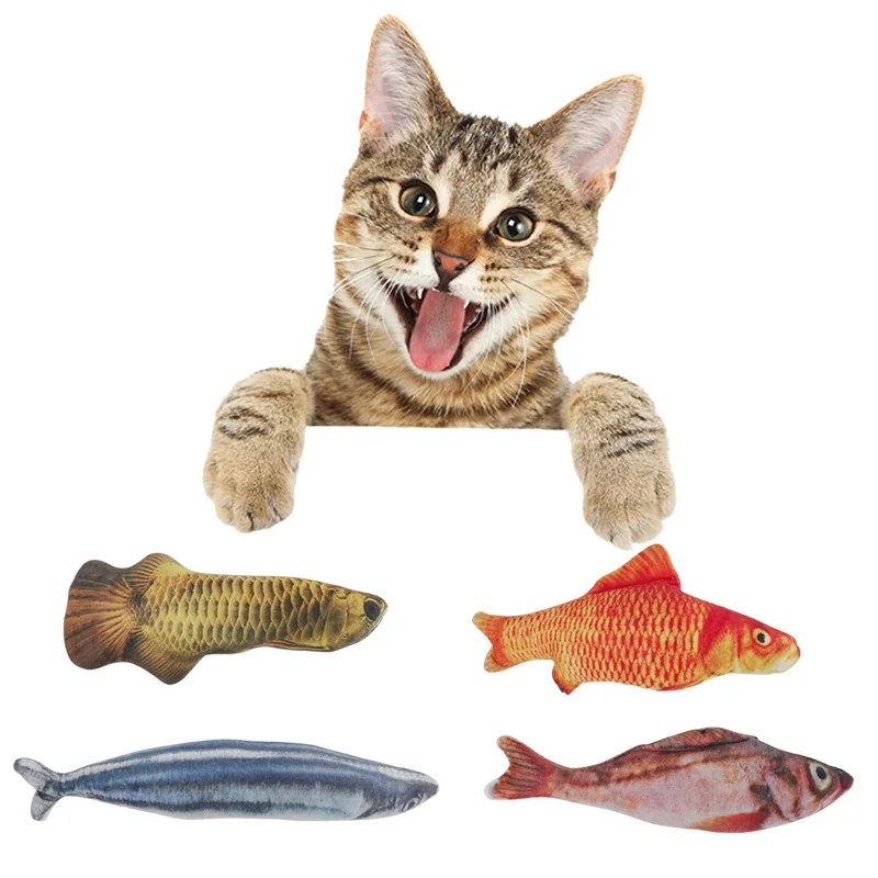 OWDBOB плюшевый Кот мята Catnip рыба игрушка искусственная рыба игрушка в форме собаки кошка жевательная игрушка забавные спящие коты подушка
