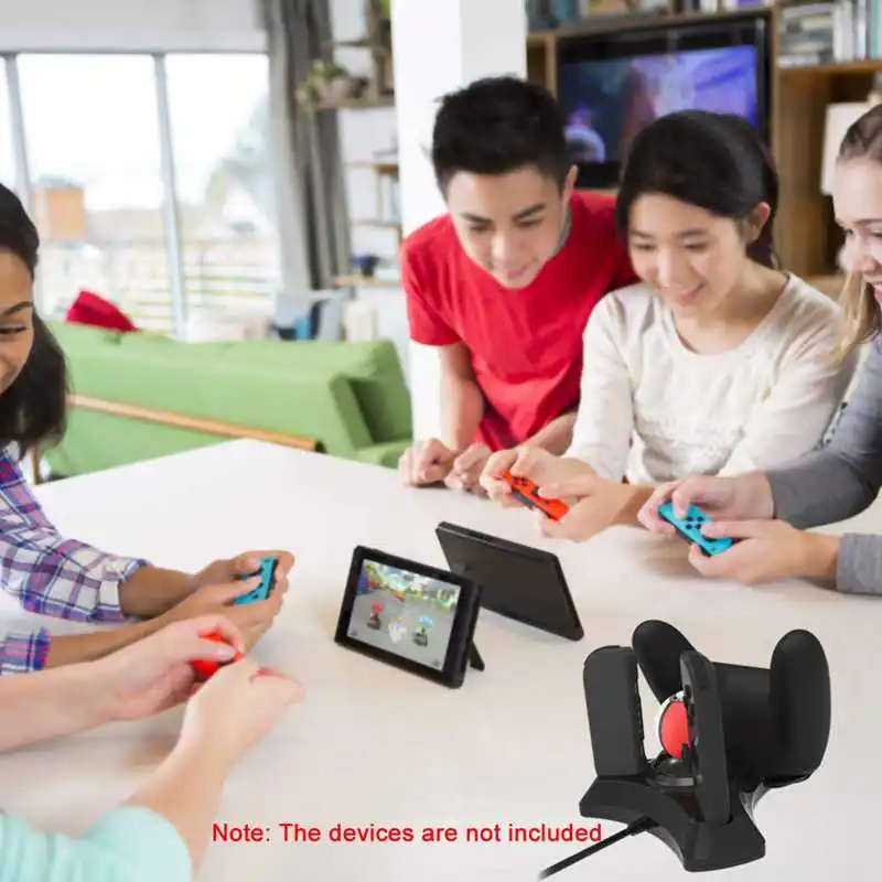 4 в 1 зарядная док-станция совместима с переключателем Poke Ball Joy-Con Pro контроллер зарядное устройство для переключателей аксессуары с