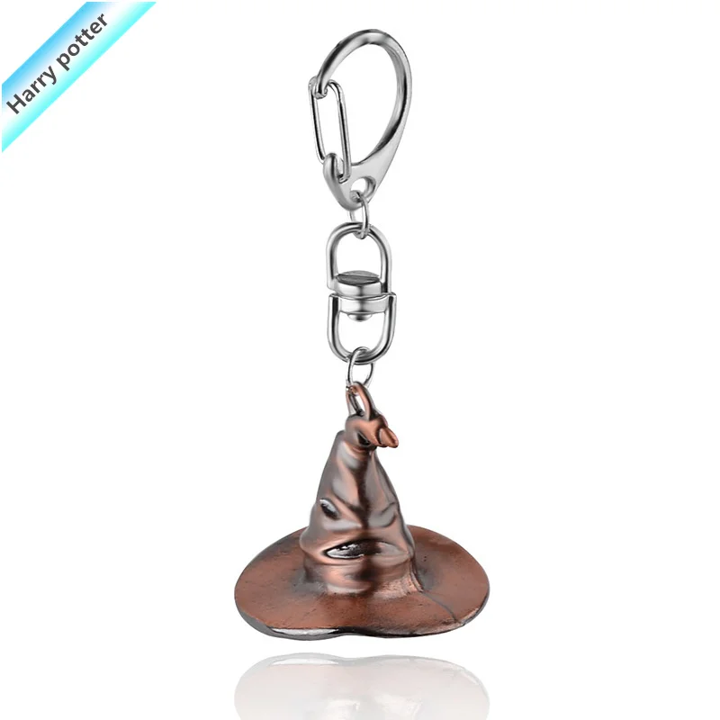 

10pcs Harry movie Potter Magic hat jewelry pendant Toy Action High Quality Prop Collection gifts harri potter necklace Keychain