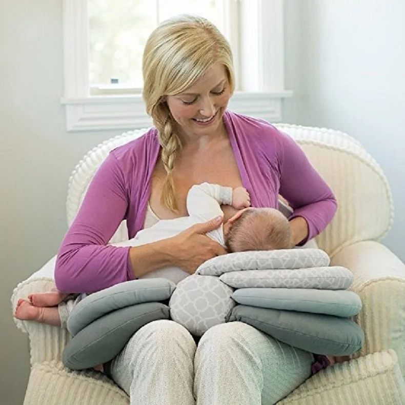 Подушка для кормления ребенка, матрасы для новорожденных, подушка для грудного вскармливания, регулируемая защита головы, подушки для кормления