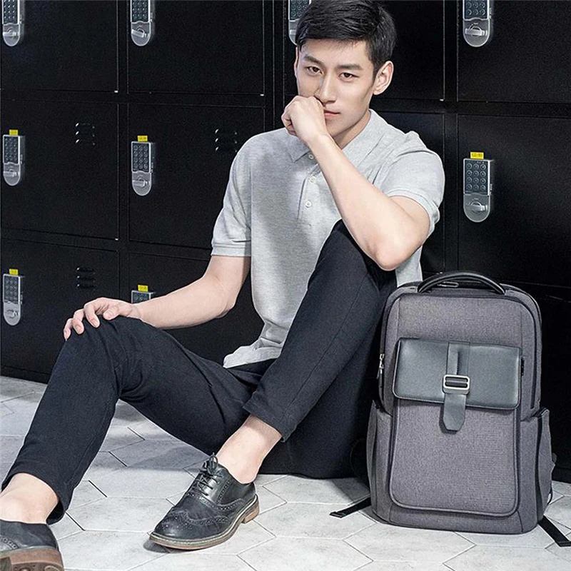  Xiaomi Mijia Youpin Fashion Xiaomi Fashion Backpack Dark Gray Travel Sport Leisure Backpack 405*300