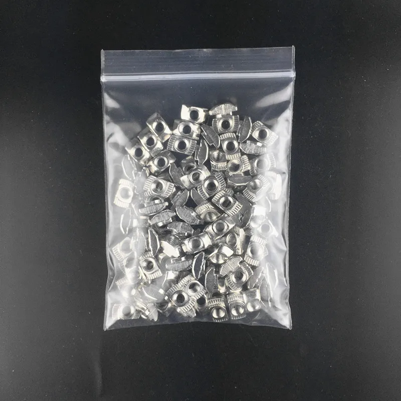 100 шт. размеры M3/M4/M5 * 10*6 для серии 20/30/40 Т гайка скользящая Молотковая гайка|hammer nut|t