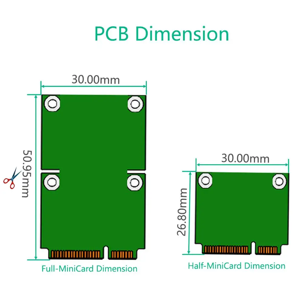 Мини PCIE для PCI Express 1x с USB 2,0 интерфейс Поддержка половина/полный мини PCIE адаптер карта 4Pin питание для ПК Хост