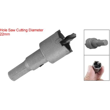 

HHTL-22mm Diameter Steel Plate Cutting Alloy Drill Bit Hole Saw