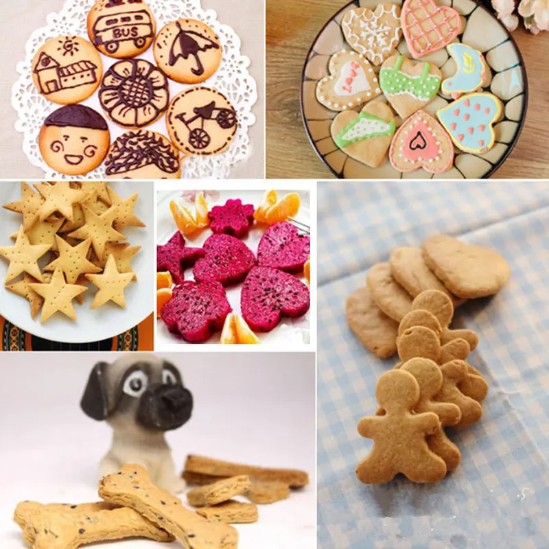 1 шт. buscuit Cookie торт желе Cutter металла Олово Плесень выпечки DIY Помадка Отделка
